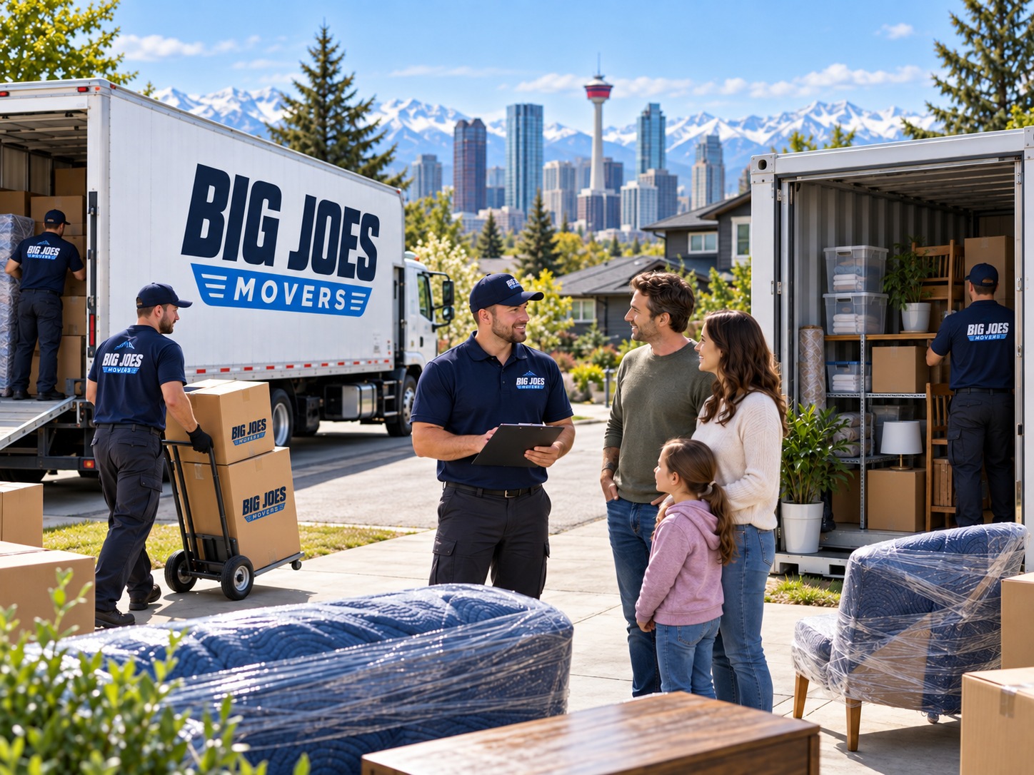 Need storage between move dates? Big Joes Movers helps Calgary homeowners, renters, and families with short-term moving and storage support.